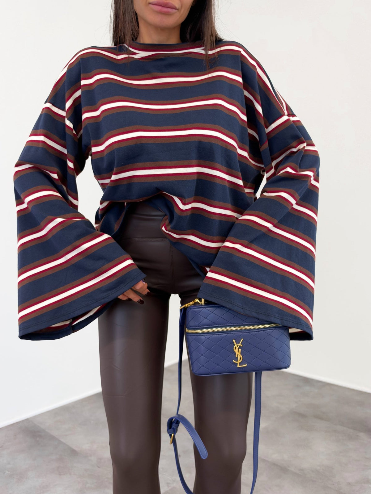 Maglia Breton - Blu Marrone - SAINTH