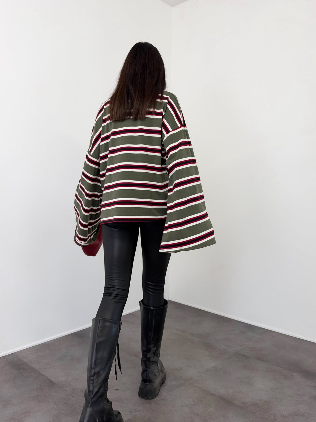 Maglia Breton - Army Green Bordeaux - SAINTH