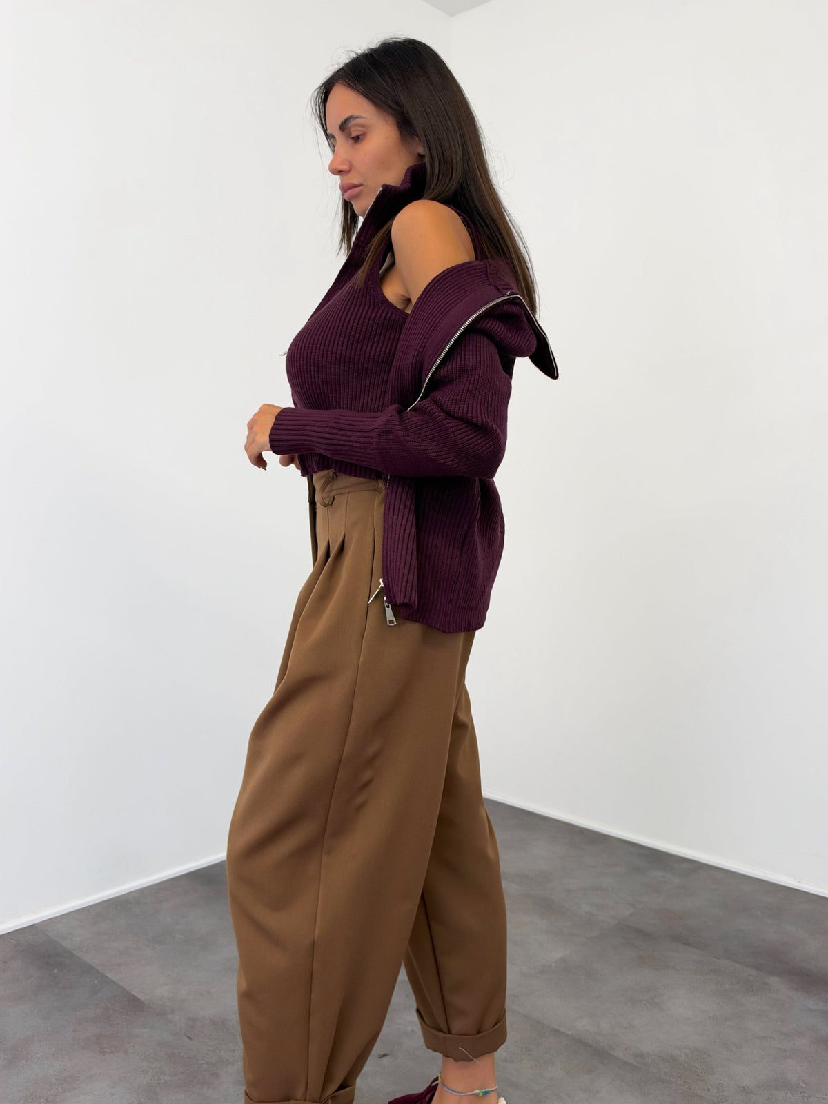 Pantalone Oval - Camel - SAINTH