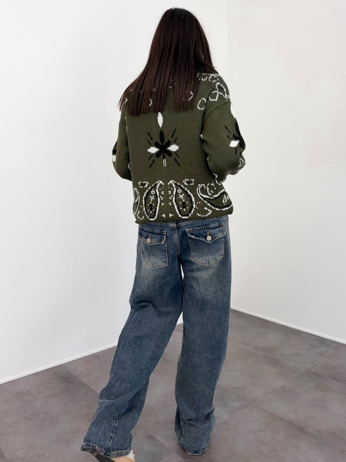 Pull Inuit - Army Green - SAINTH