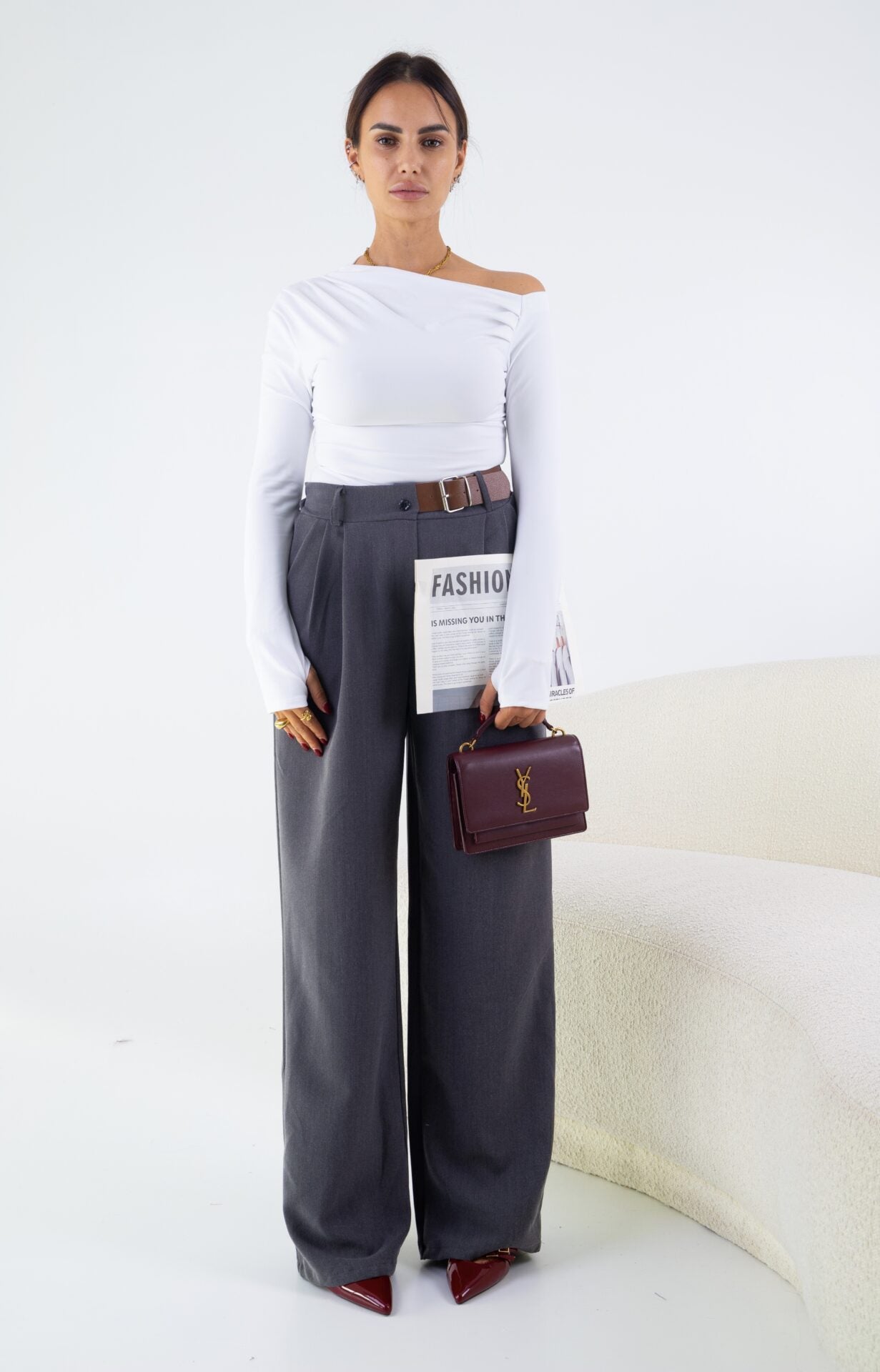 Pantalone Cinghia - Grigio Scuro