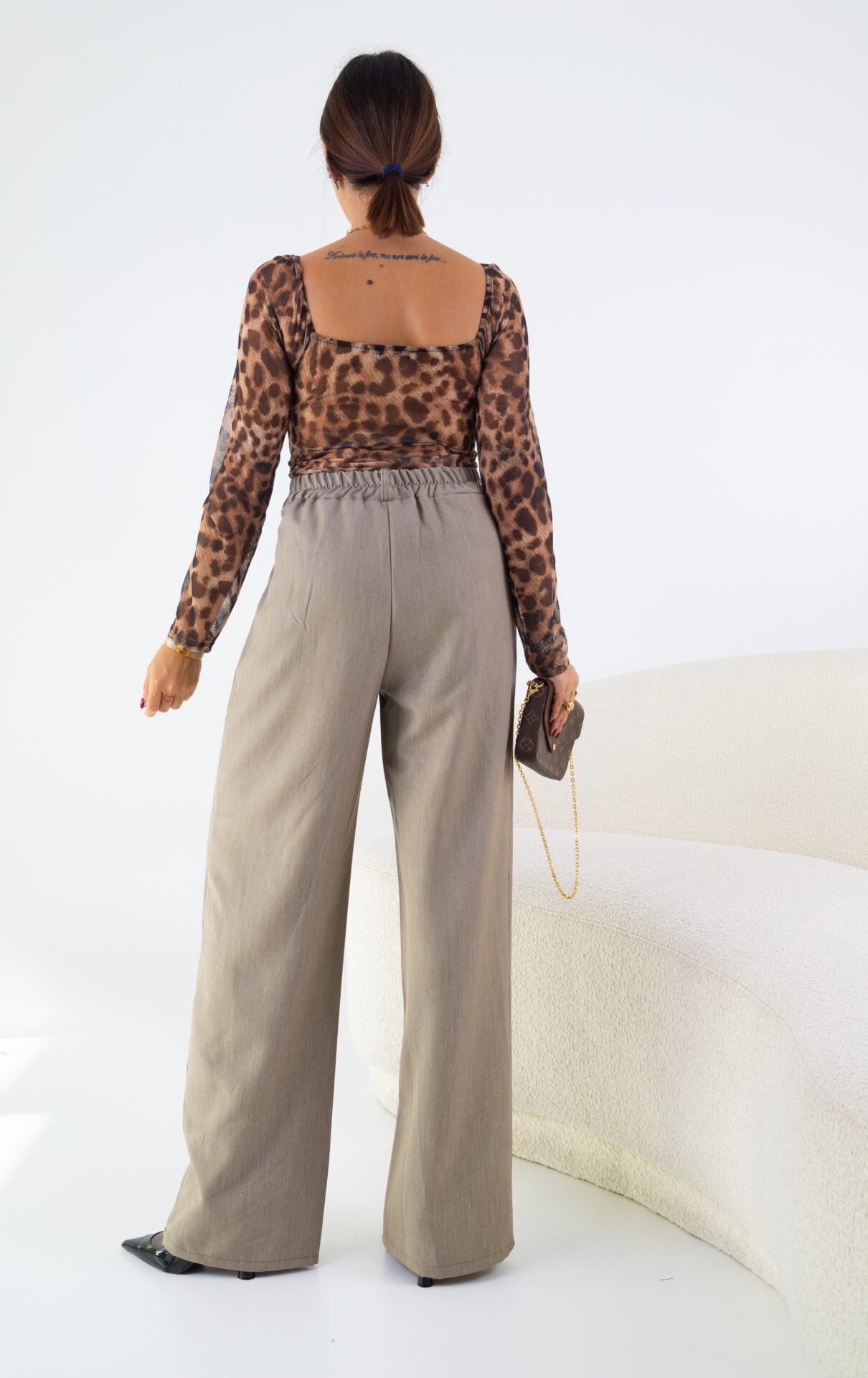 Pantalone Cinghia - Beige