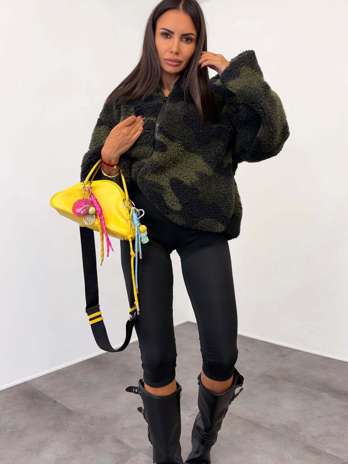 Giacca Teddy - Camouflage - SAINTH